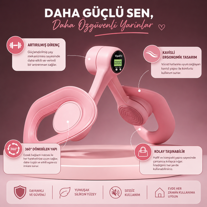 VipelFit™ Uyluk ve Pelvik Egzersiz Aleti
